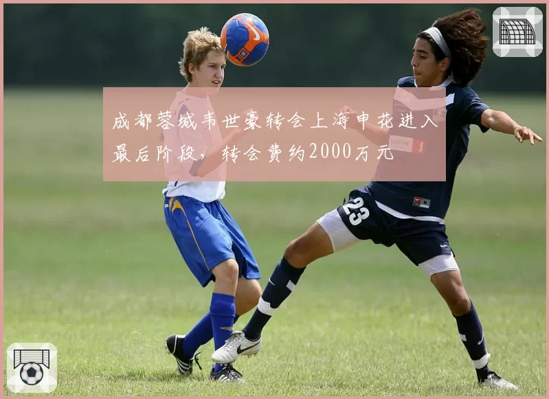 成都蓉城韦世豪转会上海申花进入最后阶段，转会费约2000万元